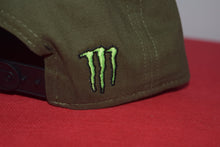 Load image into Gallery viewer, Monster Energy X New Era Olive Snapback 9Fifty