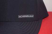 Load image into Gallery viewer, Melin Hydro Compass Hawaii Honolulu Black Snapback