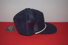 Load image into Gallery viewer, Bandon Dunes Navy Snapback Rope Hat By American Needle
