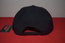 Load image into Gallery viewer, Melin Stacked Hydro Odyssey Black Aqua Snapback