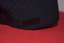 Load image into Gallery viewer, Melin Stacked Hydro Odyssey Black Aqua Snapback