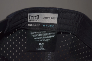 Melin Stacked Hydro Odyssey Black Aqua Snapback