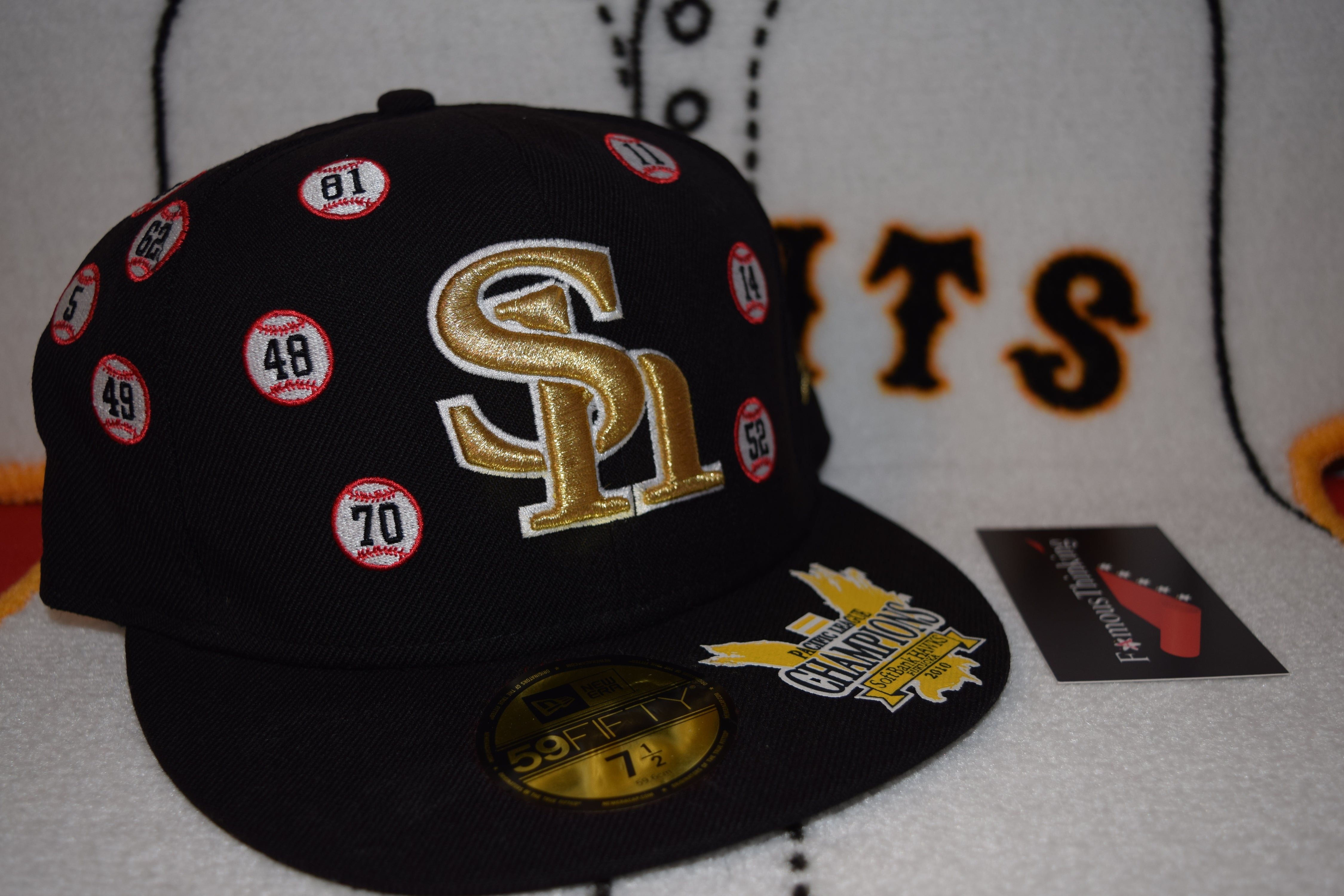 NPB New Era Fukuoka Softbank Hawks League Championship Fitted